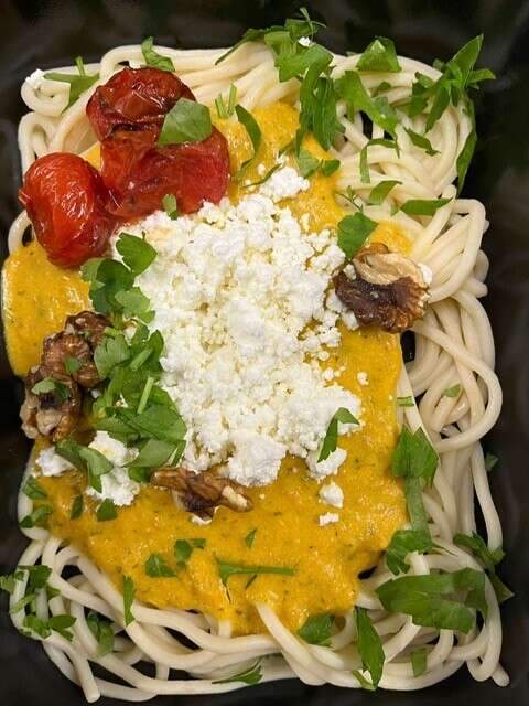 Pasta a la chitarra veggie